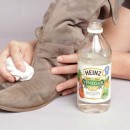 Как почистить светлую замшу