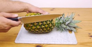 Как разрезать ананас