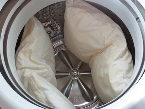 Стирка подушек в стиральной машине