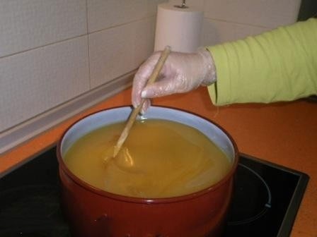 Помешивать до загустения
